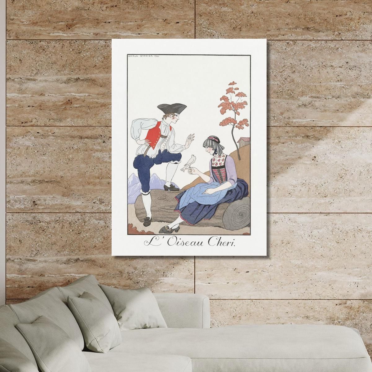 The Cheri Bird George Barbier gbb71 canvas print 