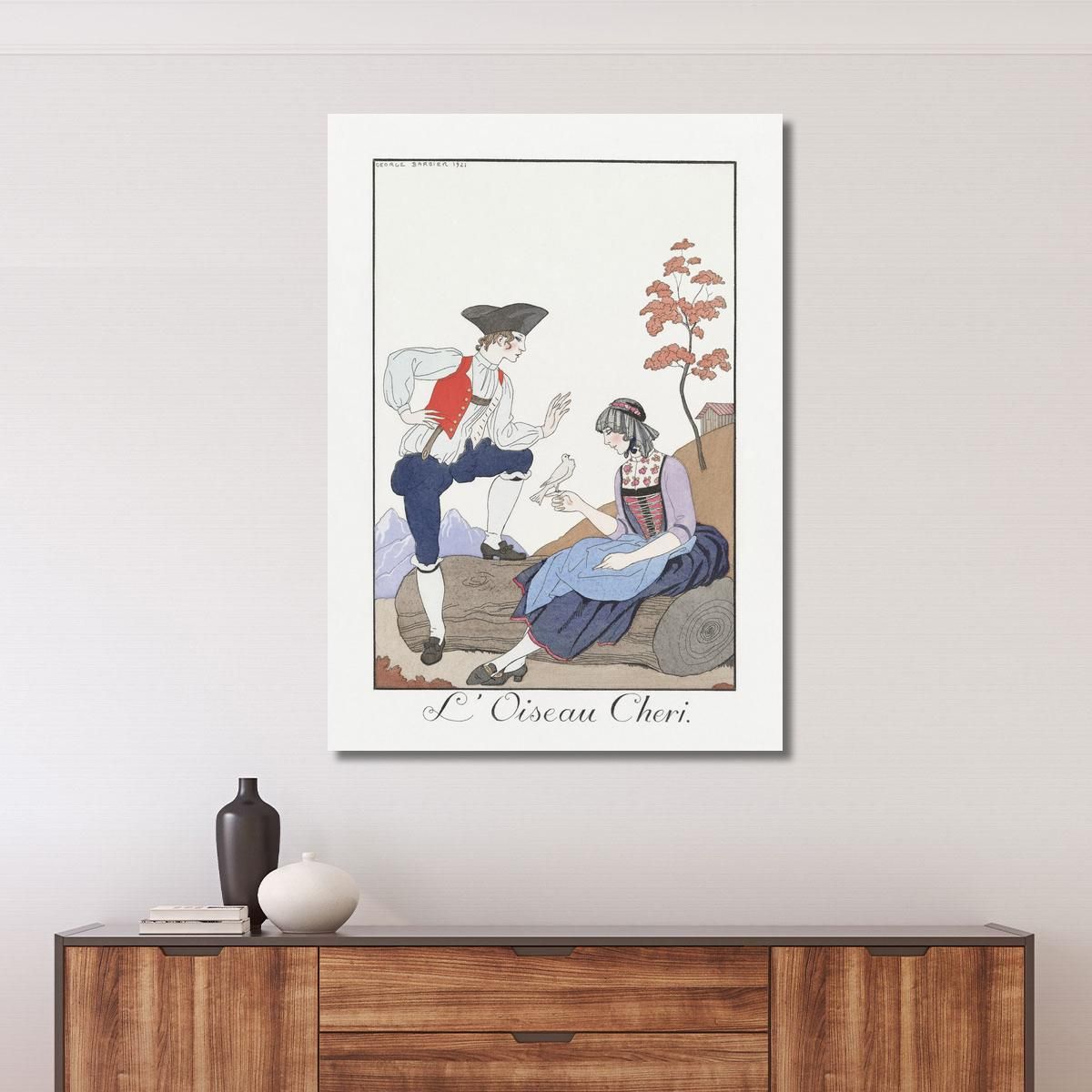 The Cheri Bird George Barbier gbb71 canvas print 