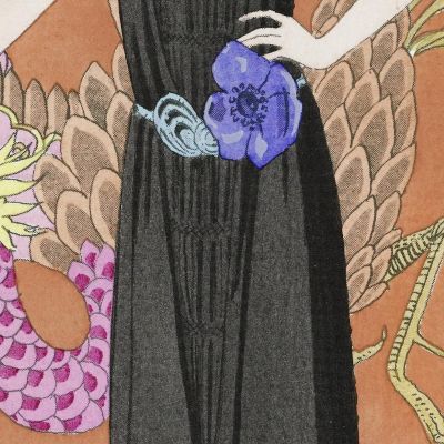 The Beautiful Lady Without Mercy Evening Dress Of Worth George Barbier gbb72 canvas print