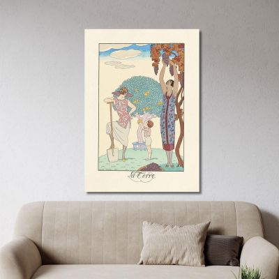 La Terre Earth George Barbier gbb88 canvas print 