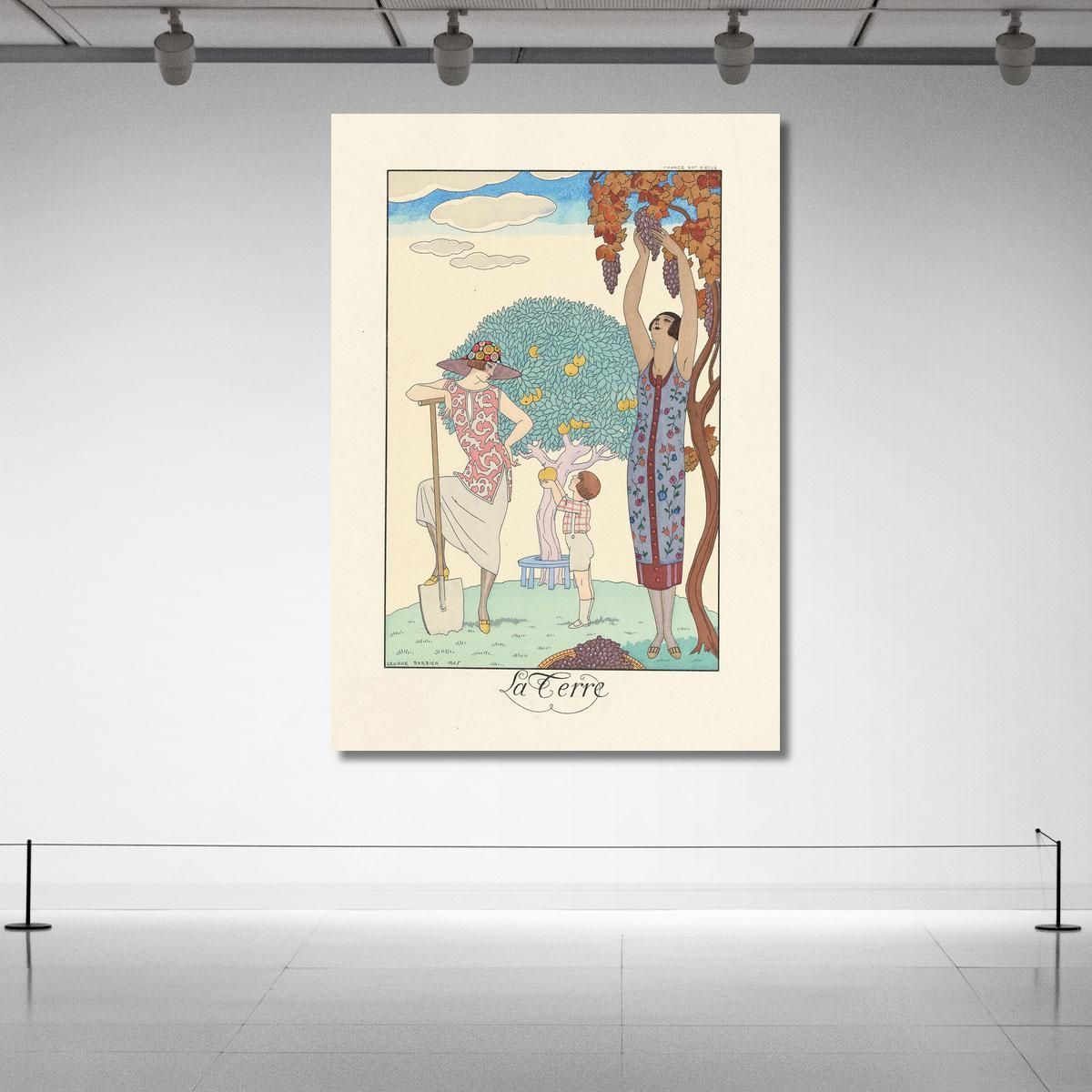 La Terre Earth George Barbier gbb88 canvas print 