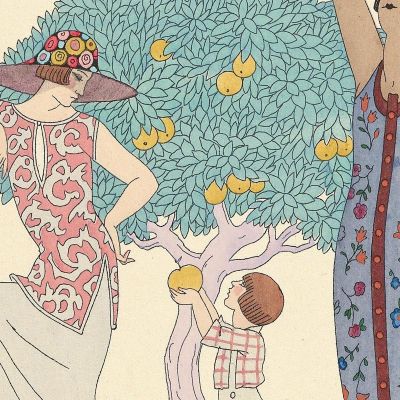 La Terre Earth George Barbier gbb88 canvas print