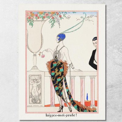 Let Me Leave From Les Feuillets D’Art George Barbier gbb93 canvas print 