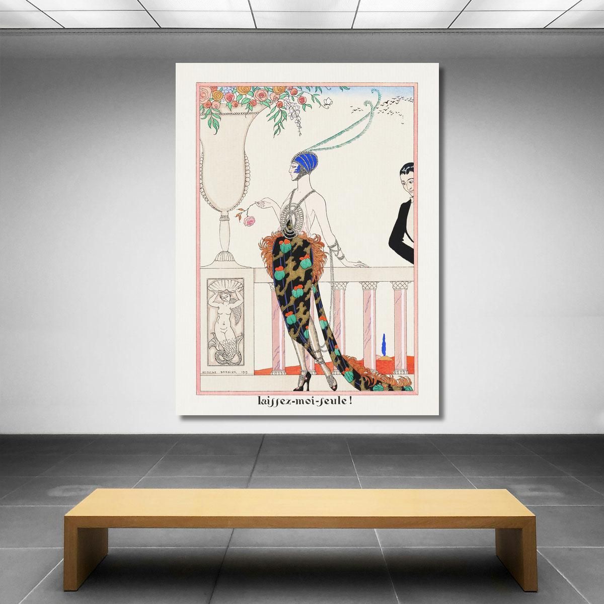Let Me Leave From Les Feuillets D’Art George Barbier gbb93 canvas print 
