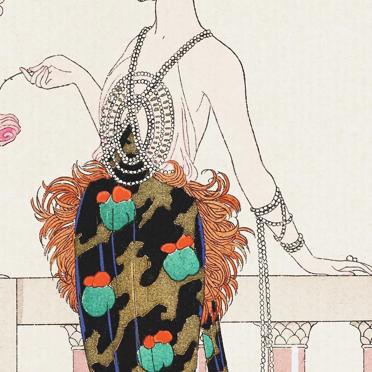 Let Me Leave From Les Feuillets D’Art George Barbier gbb93 canvas print