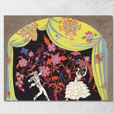 Le Flamenco George Barbier gbb102 canvas print 