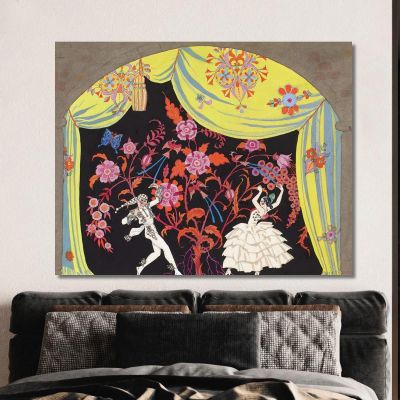 Le Flamenco George Barbier gbb102 canvas print 