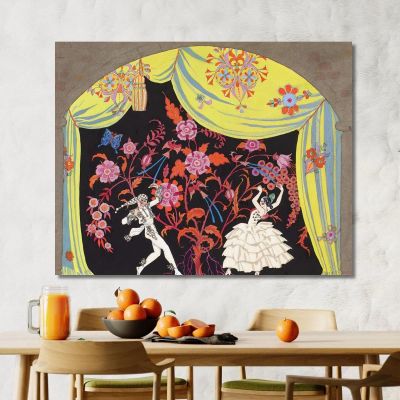 Le Flamenco George Barbier gbb102 canvas print 