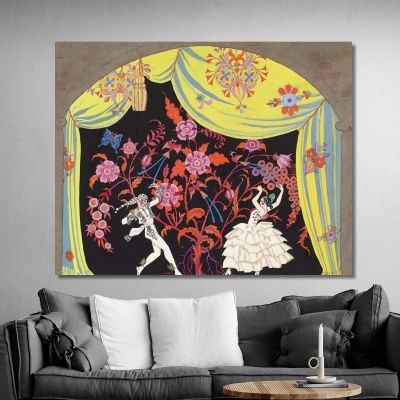 Le Flamenco George Barbier gbb102 canvas print 