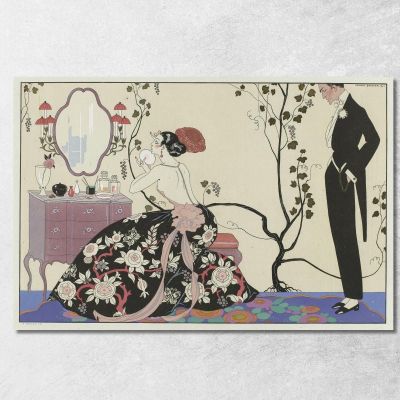 The Grand Decolletage George Barbier gbb105 canvas print 
