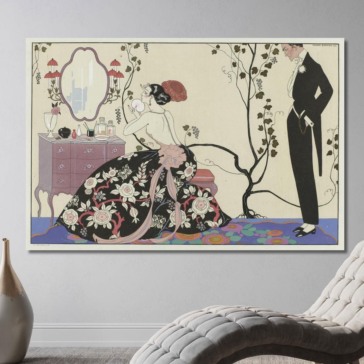 The Grand Decolletage George Barbier gbb105 canvas print 
