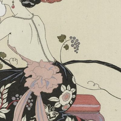 The Grand Decolletage George Barbier gbb105 canvas print