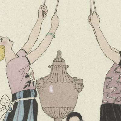 The Game Of Graces 2 George Barbier gbb107 canvas print