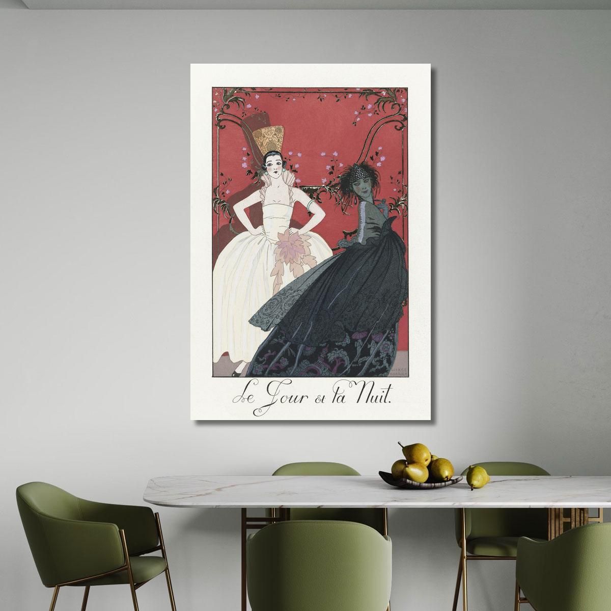 The Day And The Night George Barbier gbb109 canvas print 