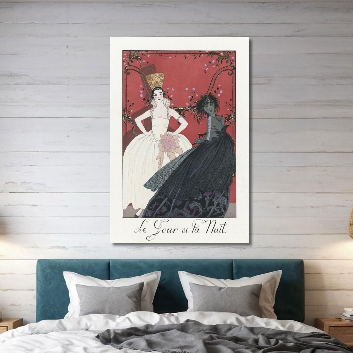 The Day And The Night George Barbier gbb109 canvas print 