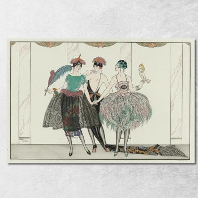 The Beautiful Savages George Barbier gbb117 canvas print 