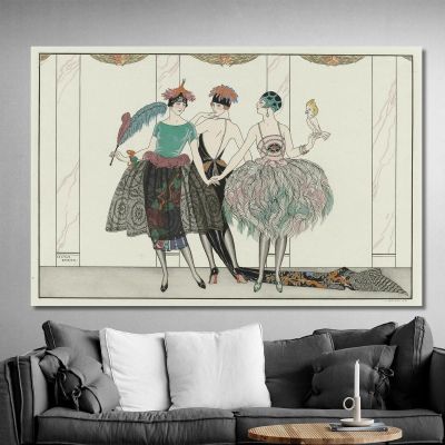 The Beautiful Savages George Barbier gbb117 canvas print 
