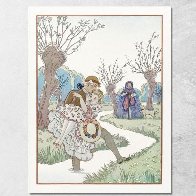 Dangerous Relationships George Barbier gbb120 canvas print 