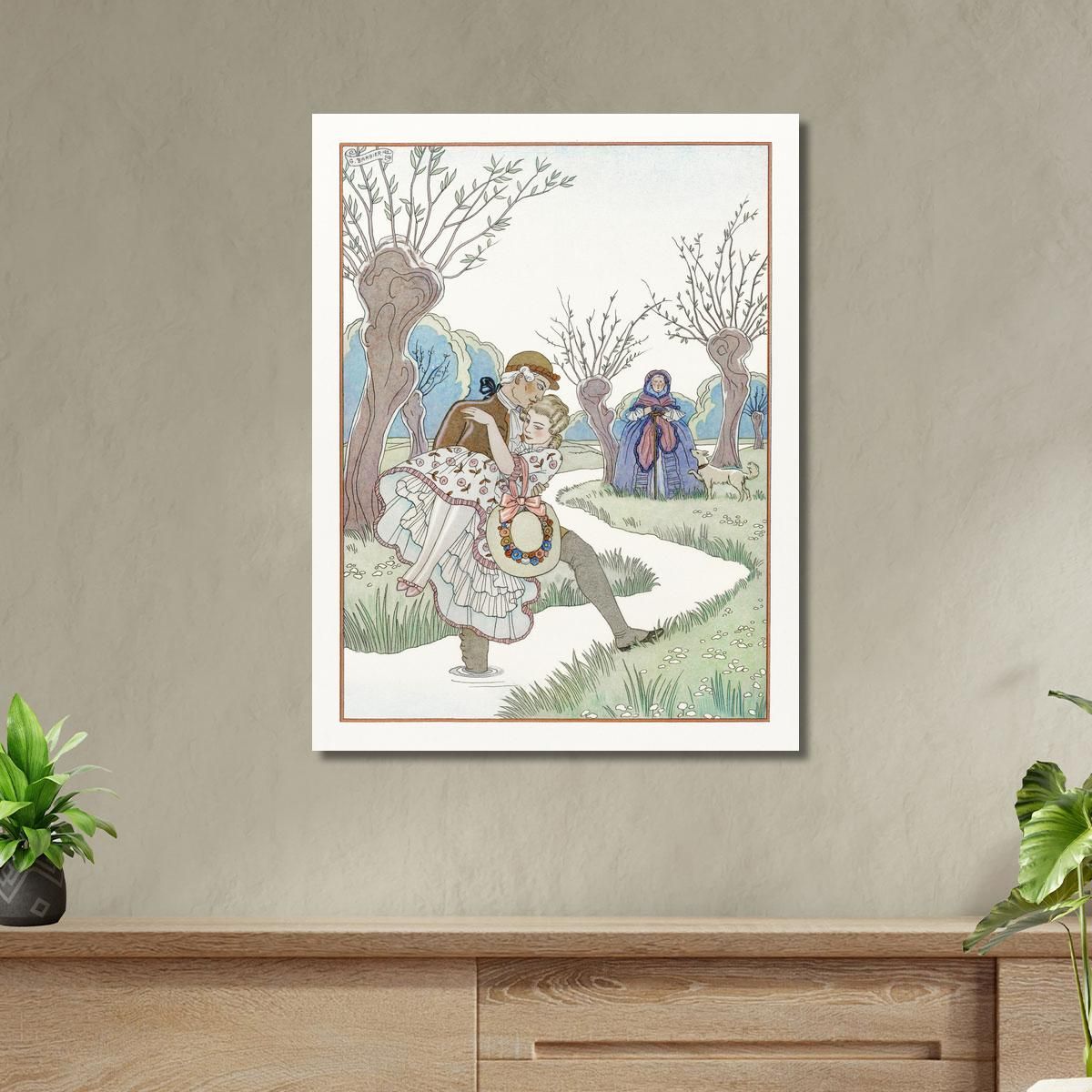 Dangerous Relationships George Barbier gbb120 canvas print 