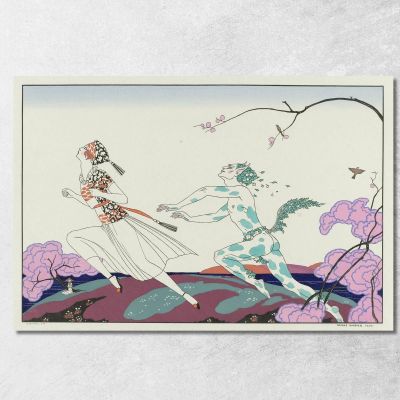 Afternoon For A Faun George Barbier gbb126 canvas print 