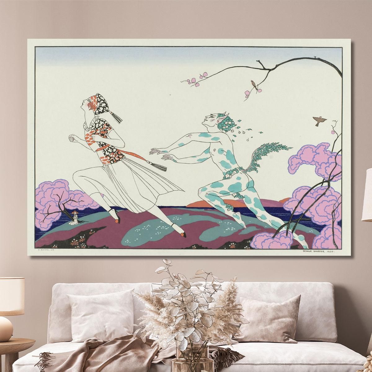 Afternoon For A Faun George Barbier gbb126 canvas print 