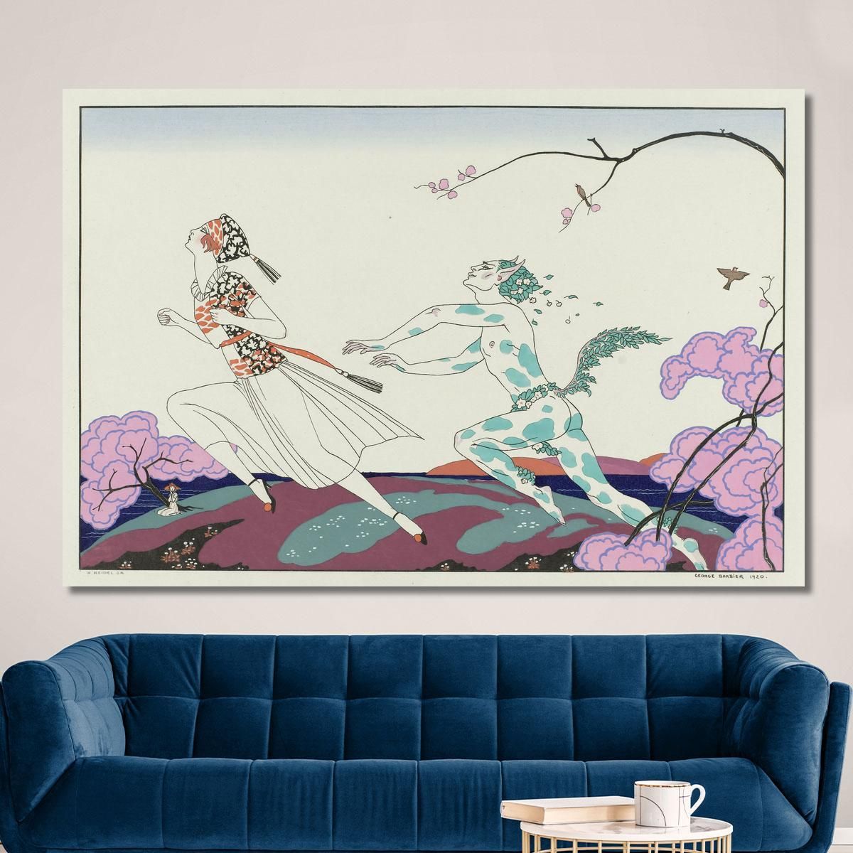 Afternoon For A Faun George Barbier gbb126 canvas print 