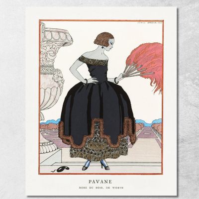 Pavane George Barbier gbb142 canvas print 