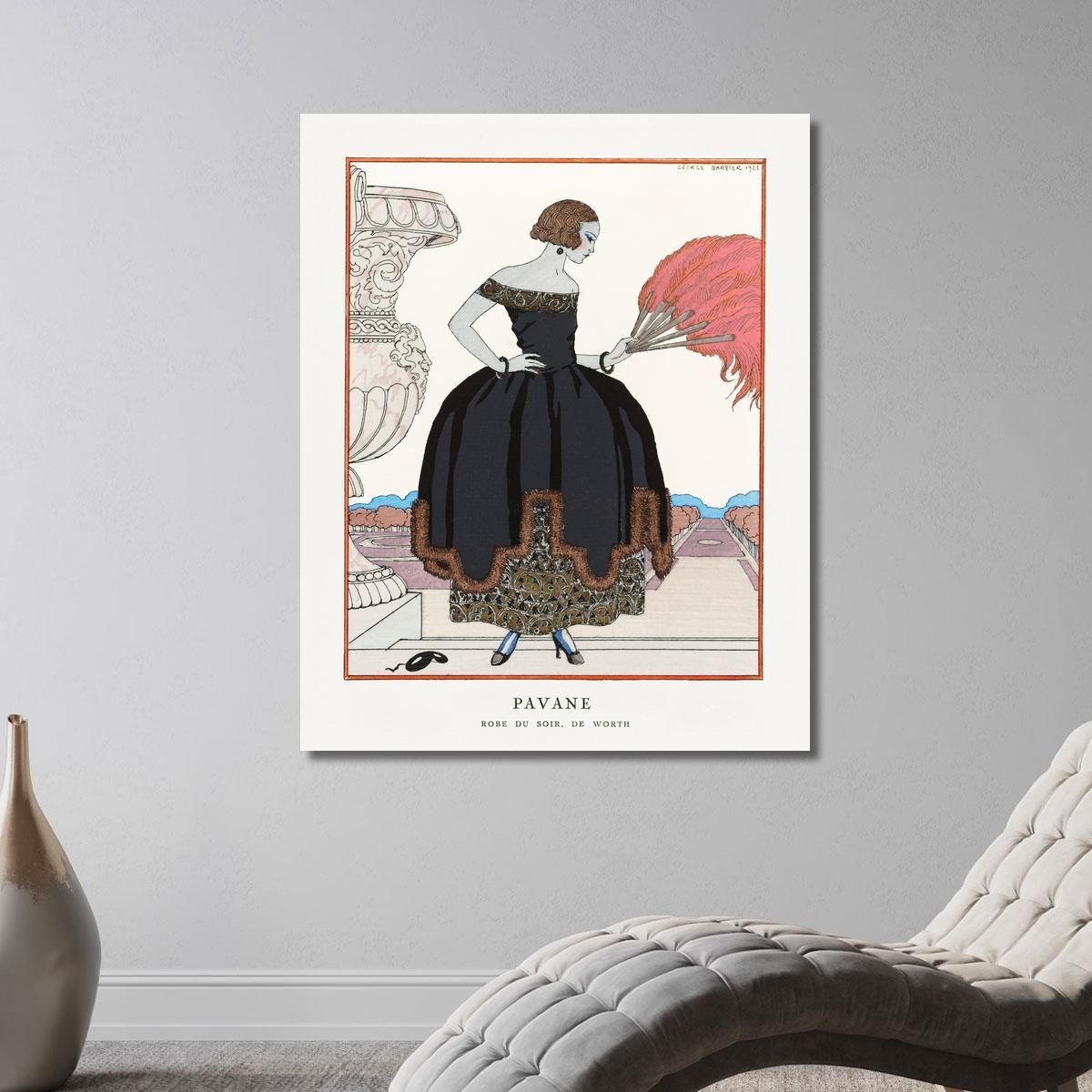 Pavane George Barbier gbb142 canvas print 