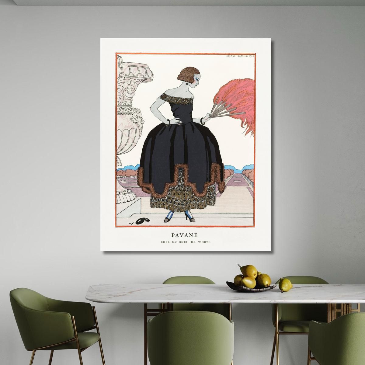 Pavane George Barbier gbb142 canvas print 