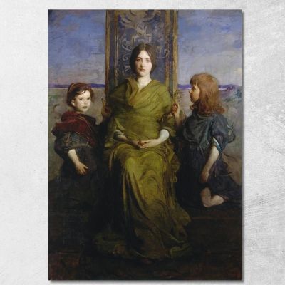 Virgin Enthroned Abbott Handerson Thayer aht26 canvas print 