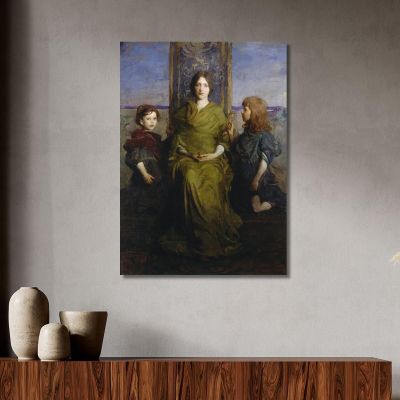 Virgin Enthroned Abbott Handerson Thayer aht26 canvas print 