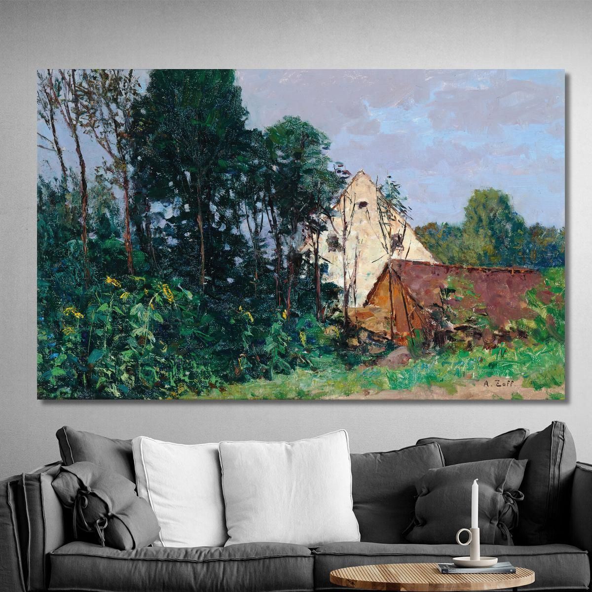 Evening Mood Alfred Zoff azf13 canvas print 