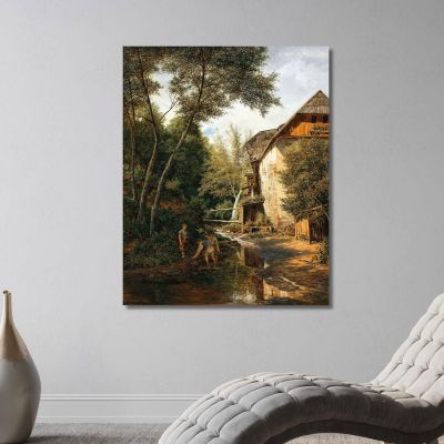 An Old Mill Above Pörtschach Alfred Zoff azf16 canvas print 