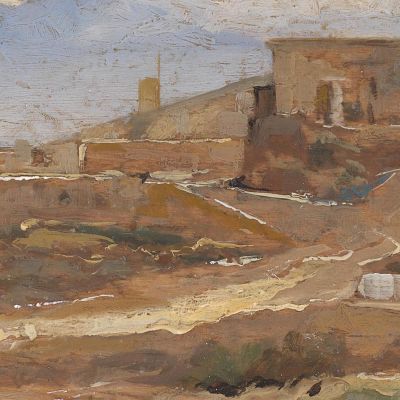 View Of Castel Sant Elmo Alfred Zoff azf23 canvas print
