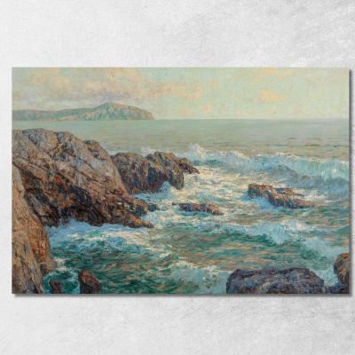 Campo Maria Near The Adriatic Coast Alfred Zoff azf25 canvas print 