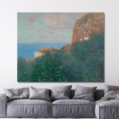 Capri Alfred Zoff azf26 canvas print 