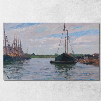 Chioggia 3 Alfred Zoff azf28 canvas print 