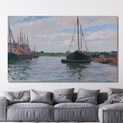 Chioggia 3 Alfred Zoff azf28 canvas print 