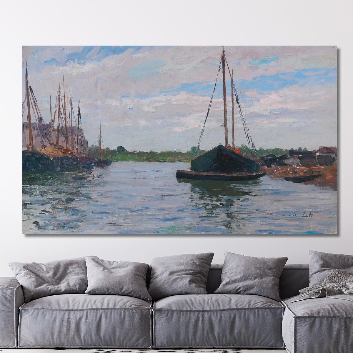 Chioggia 3 Alfred Zoff azf28 canvas print 