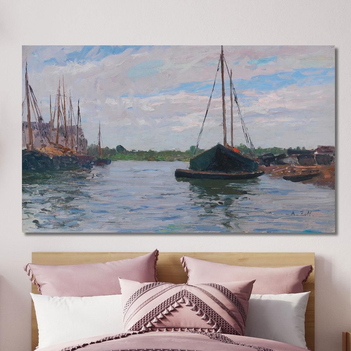 Chioggia 3 Alfred Zoff azf28 canvas print 