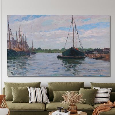 Chioggia 3 Alfred Zoff azf28 canvas print 