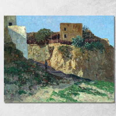 Forio D'Ischia Alfred Zoff azf41 canvas print 