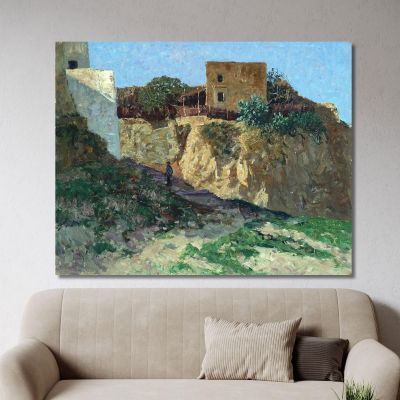 Forio D'Ischia Alfred Zoff azf41 canvas print 