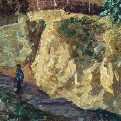 Forio D'Ischia Alfred Zoff azf41 canvas print