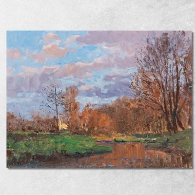 The Meadow Near Krems Alfred Zoff azf66 canvas print 