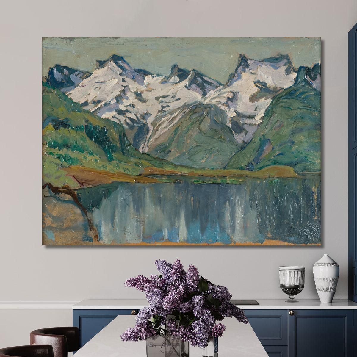 A Mountain Lake. Study From North Norway Anna Boberg abb2 canvas print 