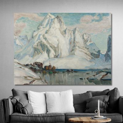 After The Massacre. Study From North Norway Anna Boberg abb5 canvas print 
