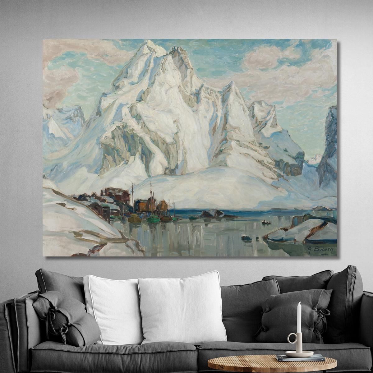 After The Massacre. Study From North Norway Anna Boberg abb5 canvas print 