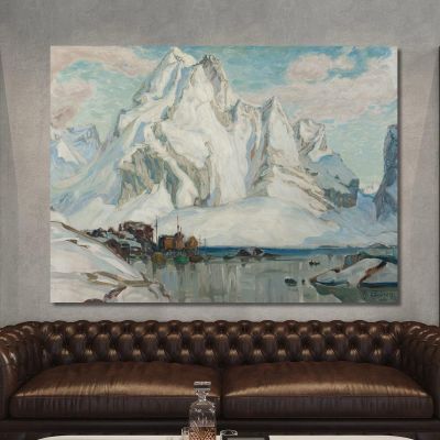 After The Massacre. Study From North Norway Anna Boberg abb5 canvas print 