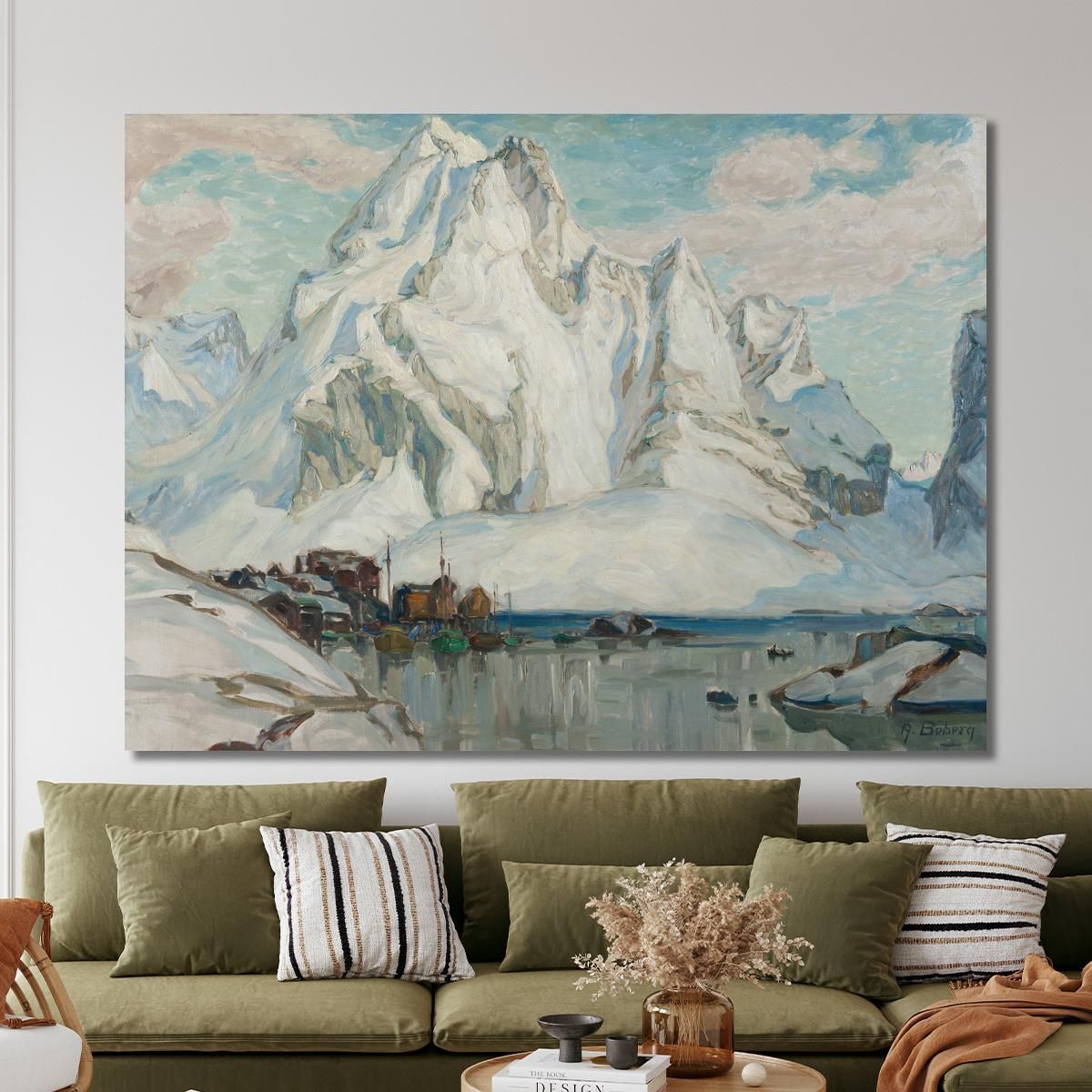 After The Massacre. Study From North Norway Anna Boberg abb5 canvas print 